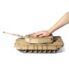 Tan Heng Long 6.0 Version 3918-1 1/16 2.4G M1A2 Rc Car Battle Tank Metal Track with Sound Smoke Toy