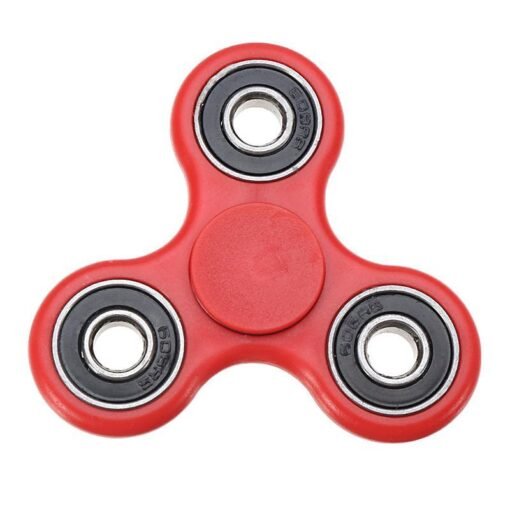 Salmon Fidget Hand Spinner Fingertips Gyro Stress Reliever Toy Tri Spinner Whiny For Autism And ADHD Kids