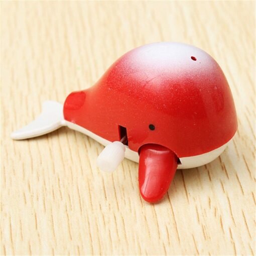 Orange Red Cute Wind-Up Water Pool Bath Diver Plastic Toy Swimming Baby Kids Bath Toys