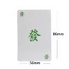 Portable Mah Jong 144 Paper MahJong Chinese Playing Cards Game Travel Set With Dice