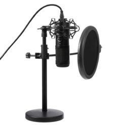 Black KBP MX28 USB Computer Cardioid Microphone Podcast Condenser Microphone