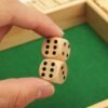 Wooden Traditional Four Sided 10 Number Pub Bar Board Dice Party Funny Game Toys - Toys Ace