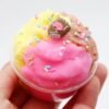 Pale Violet Red Multi-Color Slime 120ml Fluffy Chocolate Ice Cream Cloud Mud Decompression Toys